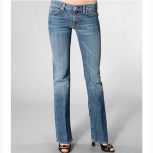 7 For All Mankind Long Inseam Original Bootcut Jeans